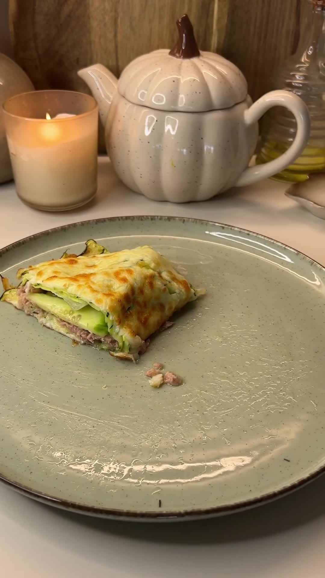 Кабачковый «крок» с тунцом