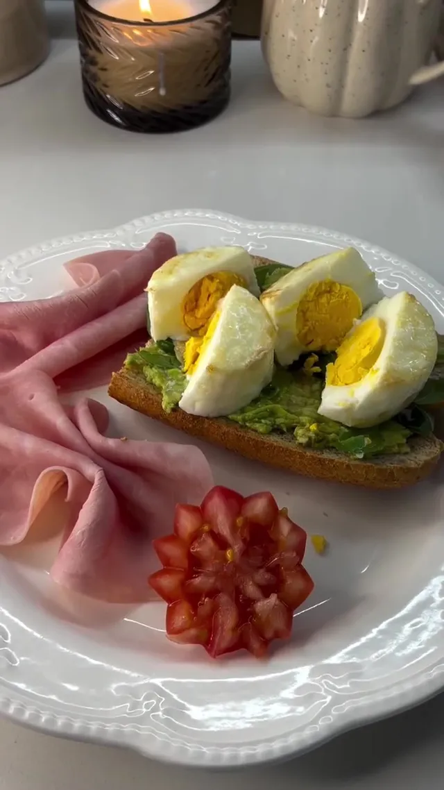 Air Fryer Poached Eggs on Avocado Toast