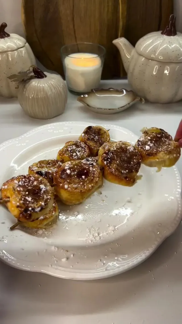 Banana Puff Pastry Skewers