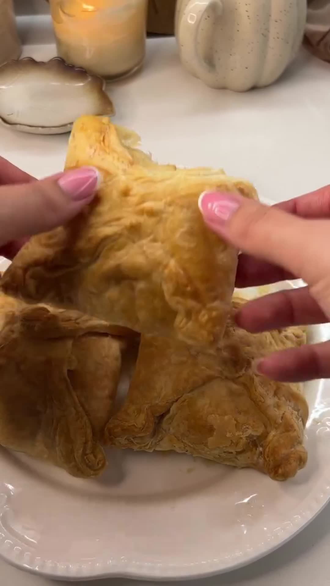 Puff Pastry Parcels with Salmon and Cream Cheese