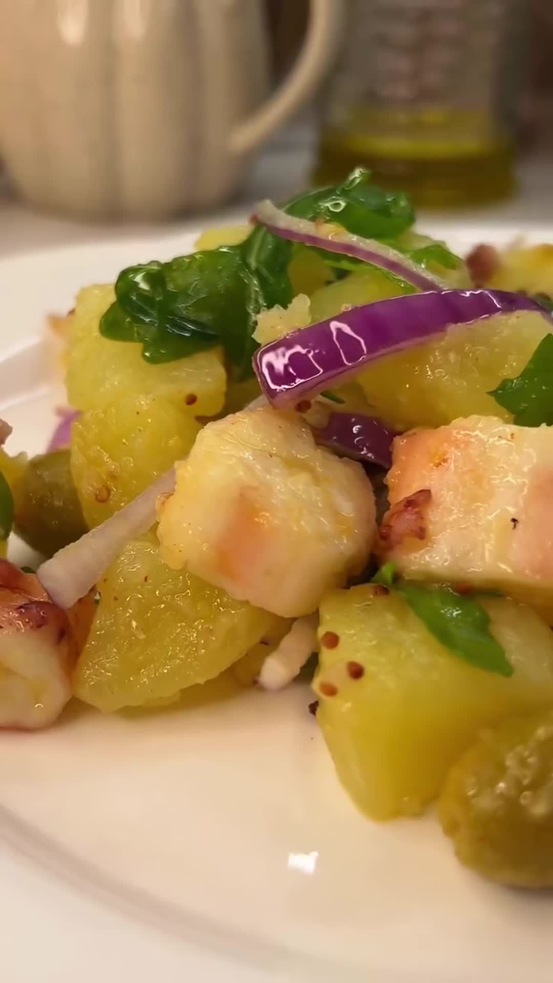 Warm Octopus and Potato Salad