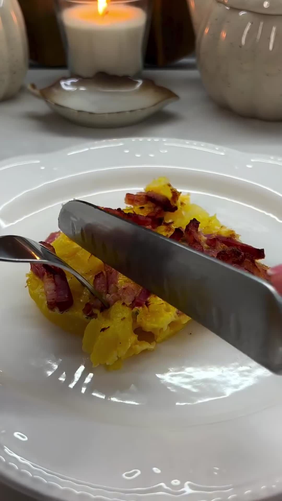 Potato Bake with Bacon and Egg