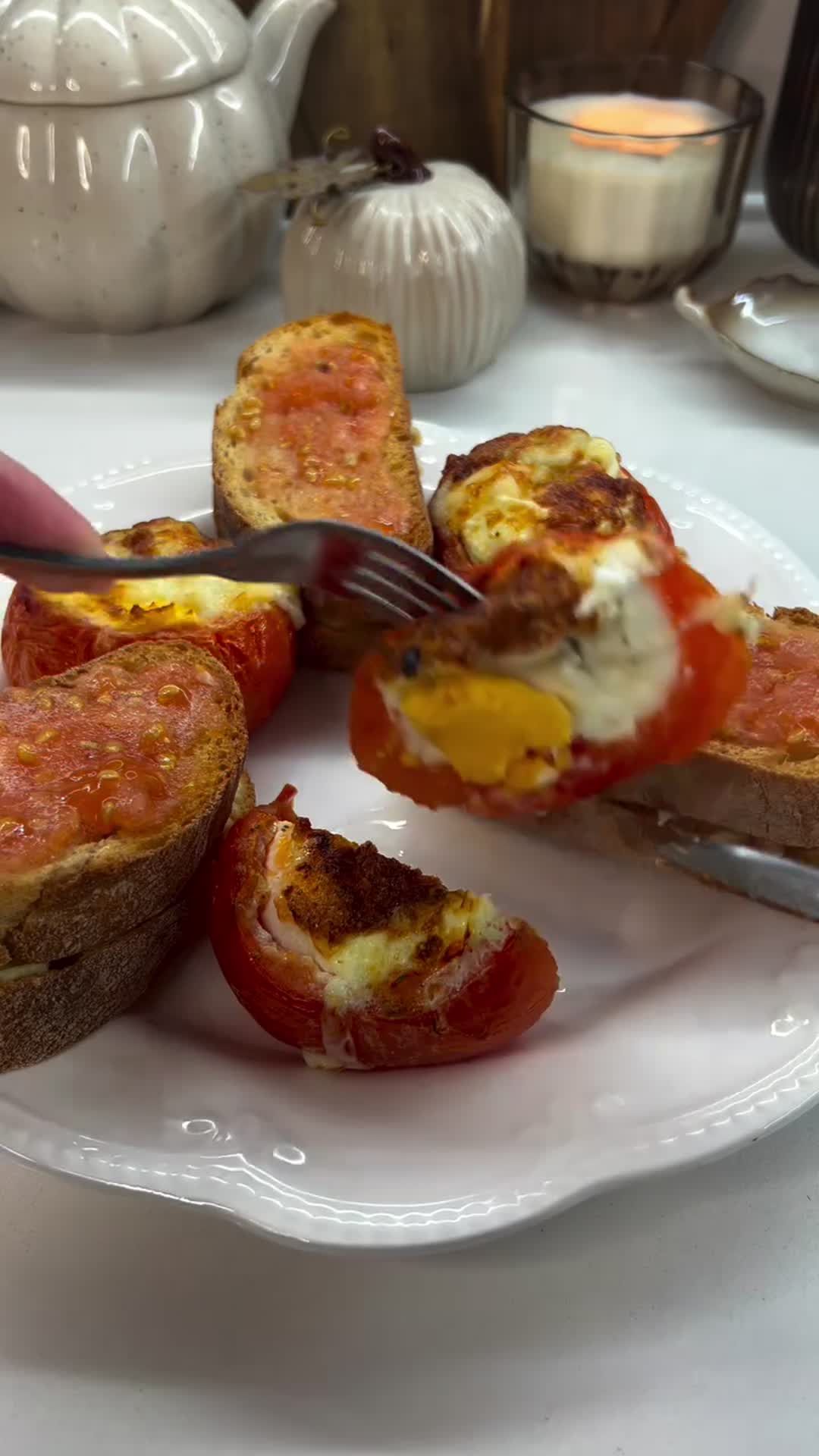 Egg Baked in a Tomato