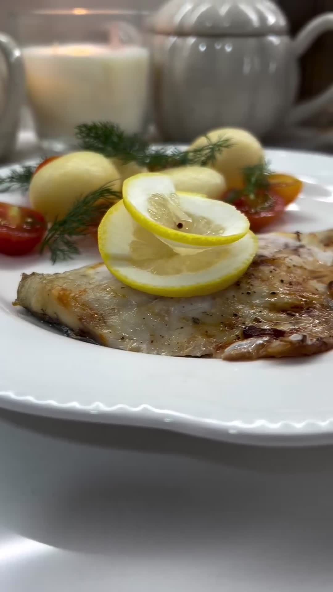 Sea Bream Fillet with Ginger and Lemon