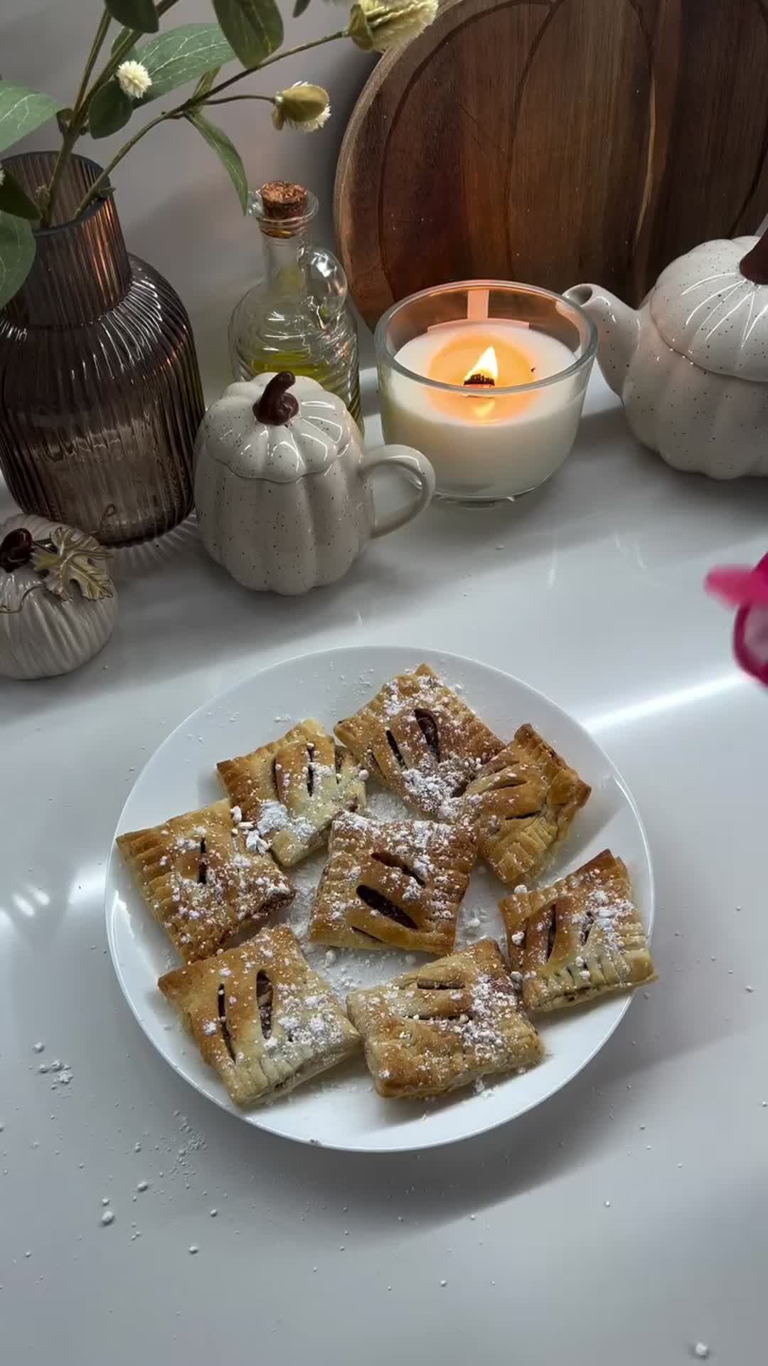 Chocolate Cinnamon Puff Pastry Pockets