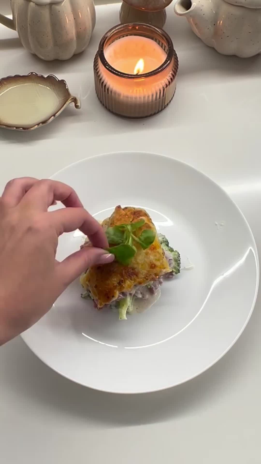 Beef, Broccoli and Cream Bake